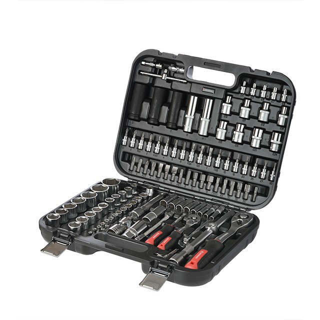 Набір інструментів 111 од. STORM, 1/2", 1/4", Сr-V INTERTOOL ET-8111, фото 1