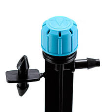 Крапельниця садова Presto-PS регульована 0-80 л/год на стійці (7704), фото 3