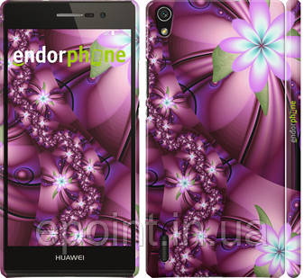 Чохол на Huawei Ascend P7 Квіткова мозаїка "1961c-49", фото 1