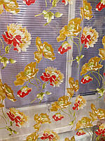 Органза з тканинним малюнком "Квіти"