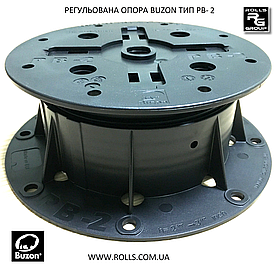 Buzon PB-2 Опора регульована h60-90мм, без коректора ухилу, опора лаги терасна дошка, керамограніт 20мм