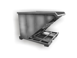 Контейнер-самоскид 1,0 м. куб під автонавантажувач