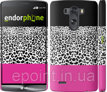 Чехол на LG G3 D855 Шкура леопарда v3 "2723c-47"