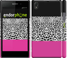 Чехол на Sony Xperia Z1 C6902 Шкура леопарда v3 "2723c-38"