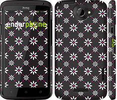 Чехол на HTC One X Ромашки 3 "2893c-42"