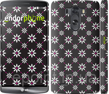 Чехол на LG G3 D855 Ромашки 3 "2893c-47"