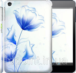 Чохол на iPad mini 3 Квітка синій "2384c-54"