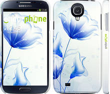 Чехол на Samsung Galaxy S4 i9500 Цветок синий "2384c-13"