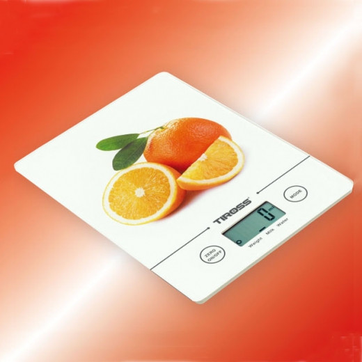 Ваги кухонні Tiross TS-1301 orange