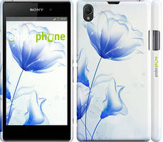 Чохол на Sony Xperia Z1 C6902 Квітка синій "2384c-38"