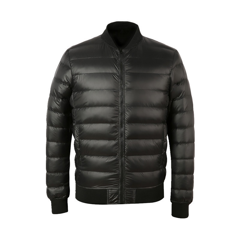 Куртка чоловіча демісезонна утеплена стьобана чорна, розміри M, L, XL, 2XL, 3XL
