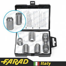 FARAD MICROLOCK  ⁇  Гайки секретки М12х1.5х36 Конус для вузьких отворів у дисках Внутрішній ключ 17-19