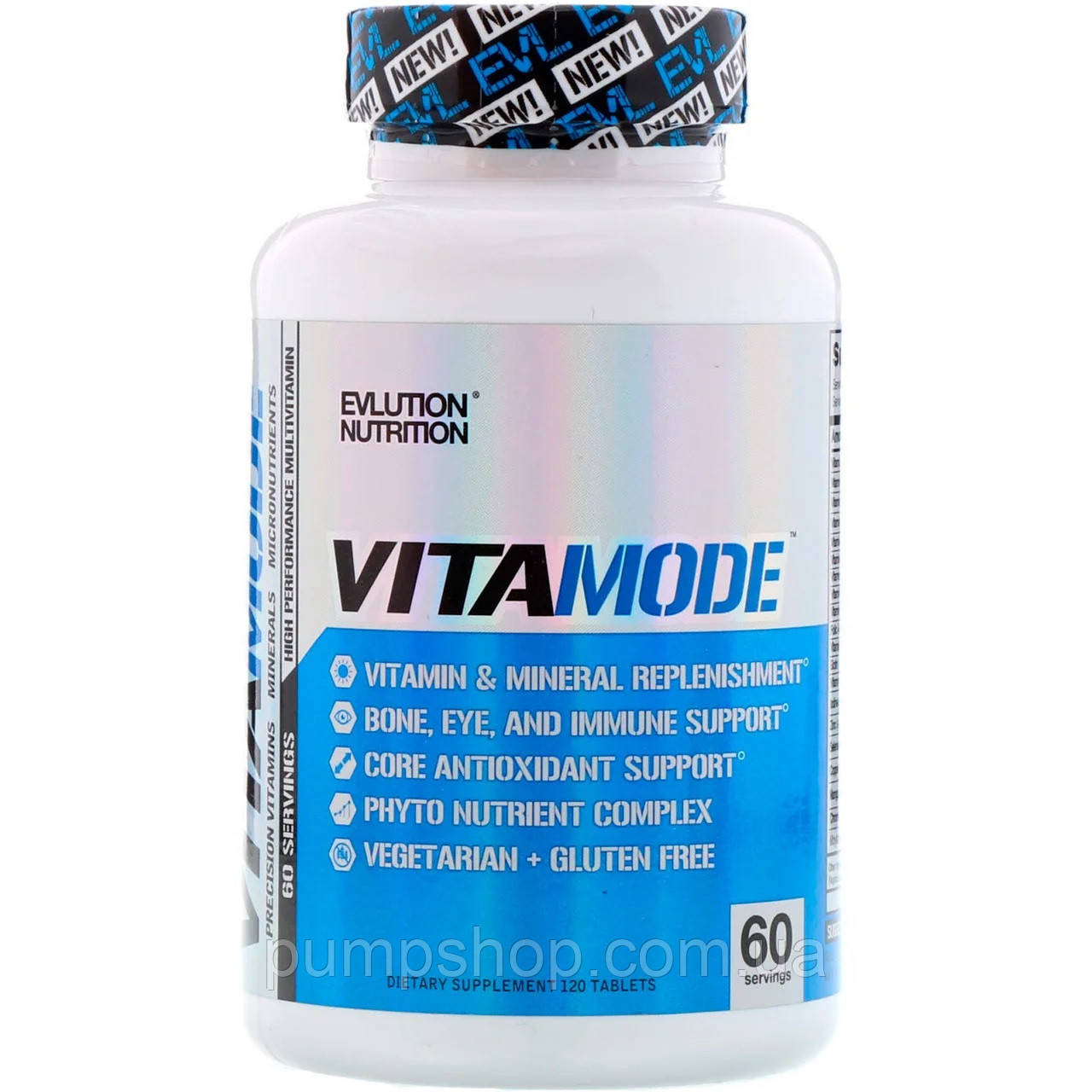 Вітаміни для чоловіків Evlution Nutrition VitaMode 120 таб. (аналог Opti-men)
