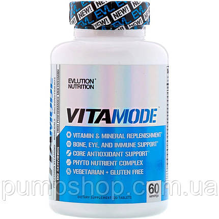 Вітаміни для чоловіків Evlution Nutrition VitaMode 120 таб. (аналог Opti-men), фото 2