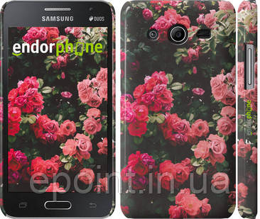 Чехол на Samsung Galaxy Core 2 G355 Куст с розами "2729c-75"