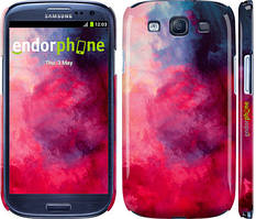 Чехол на Samsung Galaxy S3 Duos I9300i Мазки краски "2716c-50"