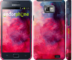 Чехол на Samsung Galaxy S2 Plus i9105 Мазки краски "2716c-71"