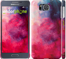 Чохол на Samsung Galaxy Alpha G850F Мазки фарби "2716c-65"