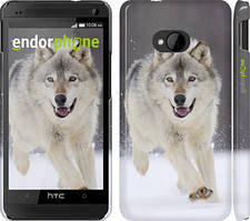 Чохол на HTC One M7 Вогкий вовк "826c-36"