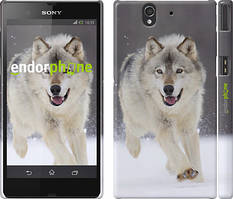Чохол на Sony Xperia Z C6602 Втікає вовк "826c-40"