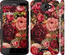 Чохол на HTC One X Квітучі троянди "2701c-42"