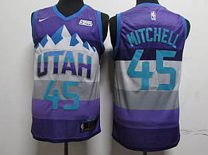 Майка вишивка Nike Mitchell No45 команда Utah Jazz Юта Джаз