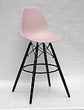 Барний стілець Nik BK Eames, рожевий, фото 2
