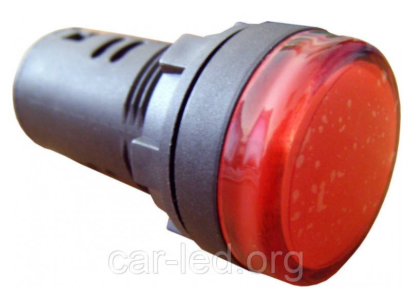 Сигнальна арматура AD16-22DS червоний 220V АC, фото 1