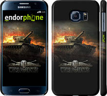 Чехол на Samsung Galaxy S6 G920 World of tanks v2 "636c-80"