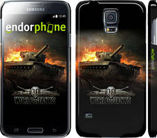 Чехол на Samsung Galaxy S5 Duos SM G900FD World of tanks v2 "636c-62"