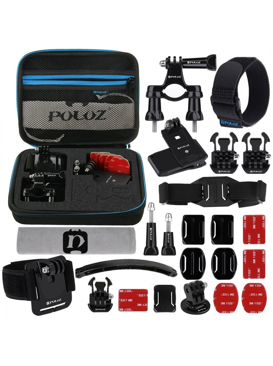 Комплект аксесуарів Puluz 24в1 для GoPro