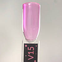 Гель лак Kira Nils VitrageV15 (прозоро-лиловий), 6 мл