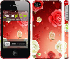 Чохол на iPhone 4 Дощ із троянд "1873c-15"