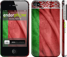 Чохол на iPhone 4 Прапор Білорусії "400c-15"