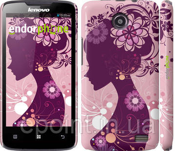 Чохол на Lenovo A820 Силует дівчини "2831c-68"