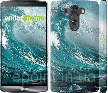 Чехол на LG G3 D855 Морская волна "2939c-47"