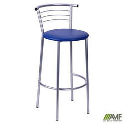Барний стілець Маркос Хокер алюм Скад темно-синій AMF