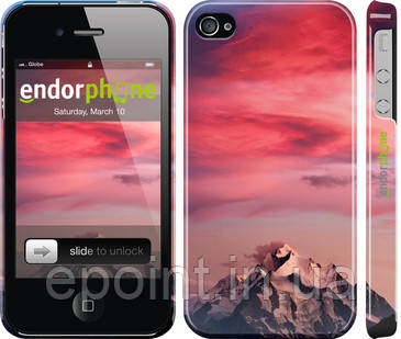 Чохол на iPhone 4 Барвистий захід "2874c-15"