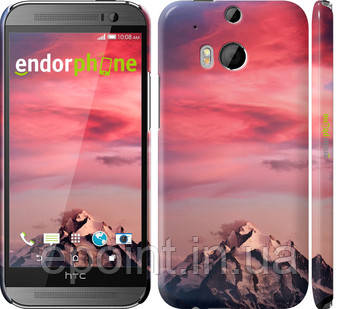 Чохол на HTC One M8 dual sim Барвистий захід "2874c-55"