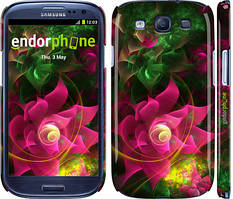 Чохол на Samsung Galaxy S3 Duos I9300i Абстрактні квіти 2 "818c-50"