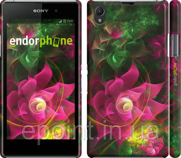 Чохол на Sony Xperia Z1 C6902 Абстрактні квіти 2 "818c-38"