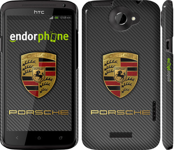 Чехол на HTC One X Porsche 1 "977c-42"