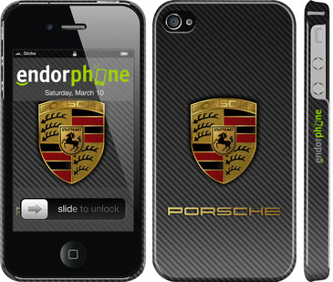 Чехол на iPhone 4s Porsche 1 "977c-12"