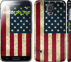Чохол на Samsung Galaxy S5 g900h Прапор США "395c-24"