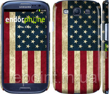 Чохол на Samsung Galaxy S3 Duos I9300i Прапор США "395c-50"