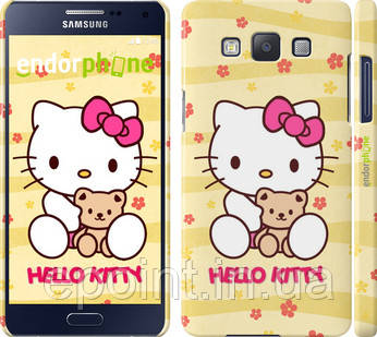 Чехол на Samsung Galaxy A5 A500H Hello kitty. Yellow "681c-73", фото 1