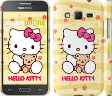 Чехол на Samsung Galaxy Core Prime G360H Hello kitty. Yellow "681c-76"