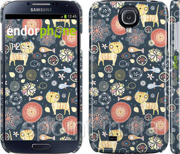 Чехол на Samsung Galaxy S4 i9500 Котята v4 "1224c-13"