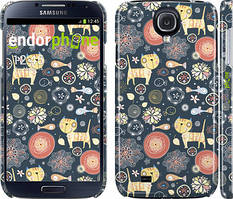Чехол на Samsung Galaxy S4 i9500 Котята v4 "1224c-13"