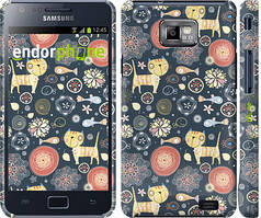 Чехол на Samsung Galaxy S2 Plus i9105 Котята v4 "1224c-71"
